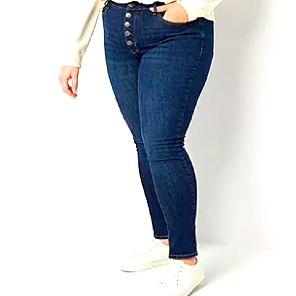 a.n.a - Plus Stretch Fabric Womens High Rise Skinny Jean 24W NWT
